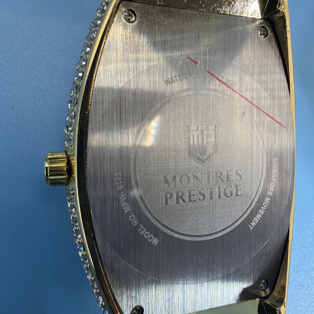 Montres Prestige Hip Hop Luxury Ice Out Men's Stainless Steel Watch - Picture 5 of 10